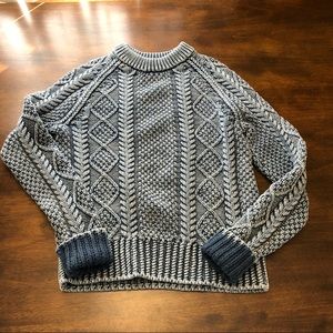 L.L. Bean Cotton Fisherman Sweater - S